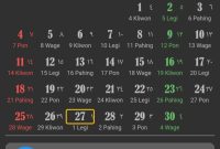 Kalender Dezember2025 Jual kalender Murah Ukuran 38 X 53cm 12 Lembar Klep Seng